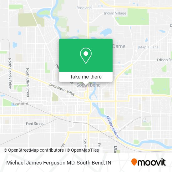 Michael James Ferguson MD map