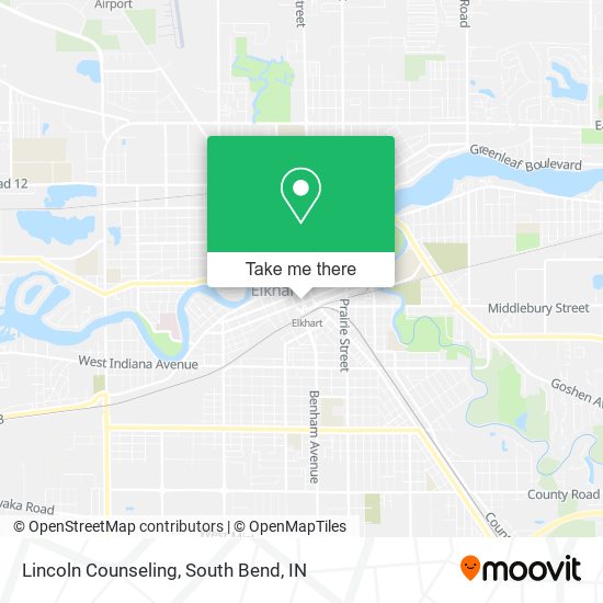 Mapa de Lincoln Counseling