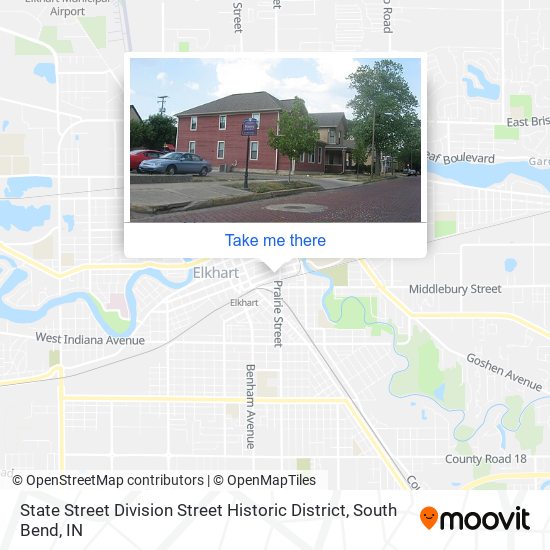 State Street Division Street Historic District map