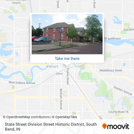 Mapa de State Street Division Street Historic District