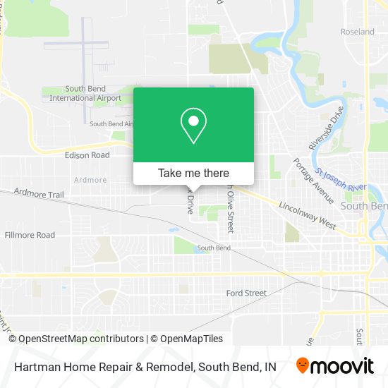 Hartman Home Repair & Remodel map