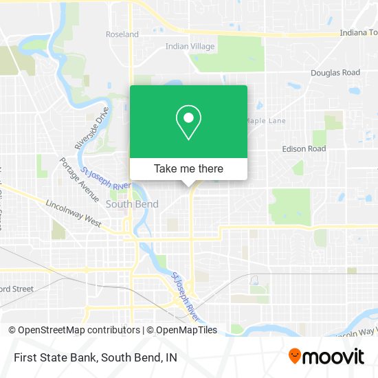 First State Bank map