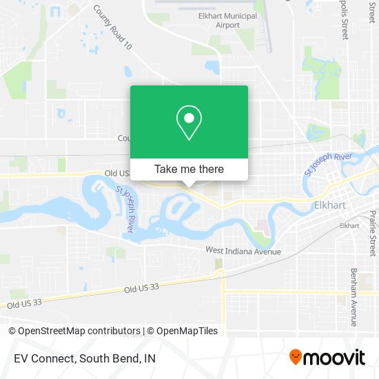 EV Connect map