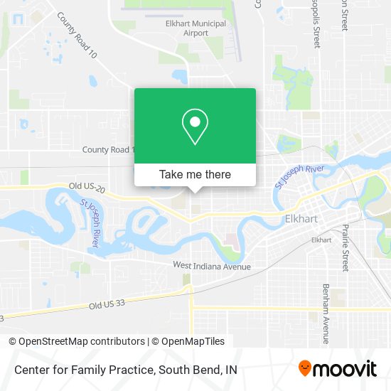 Mapa de Center for Family Practice