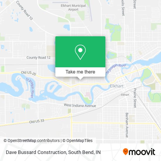 Dave Bussard Construction map
