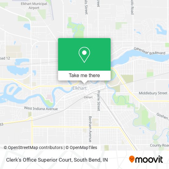 Clerk's Office Superior Court map