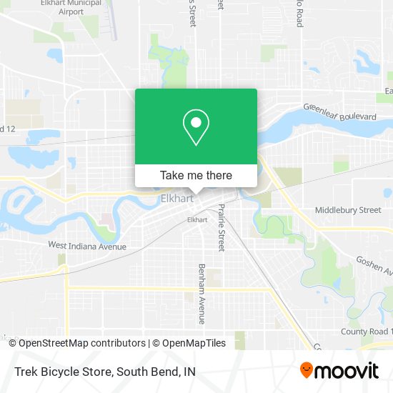 Trek Bicycle Store map