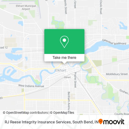 Mapa de RJ Reese Integrity Insurance Services