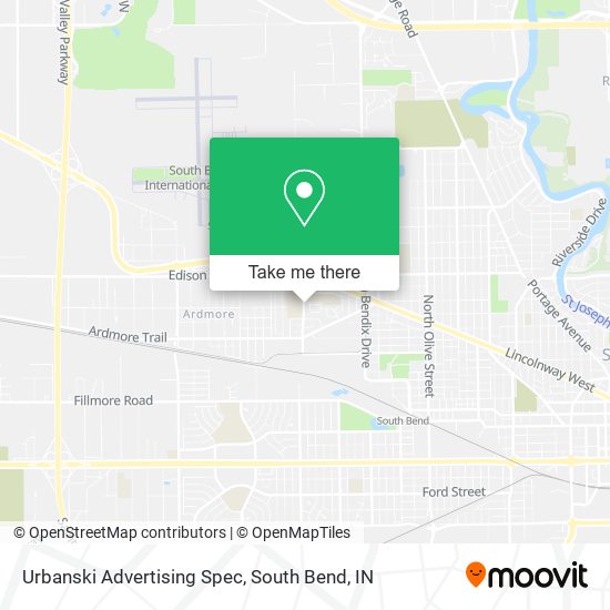 Urbanski Advertising Spec map