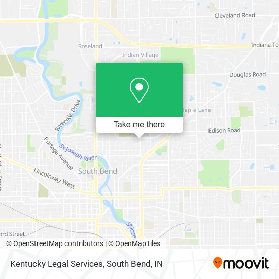 Mapa de Kentucky Legal Services