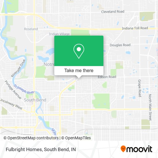 Fulbright Homes map