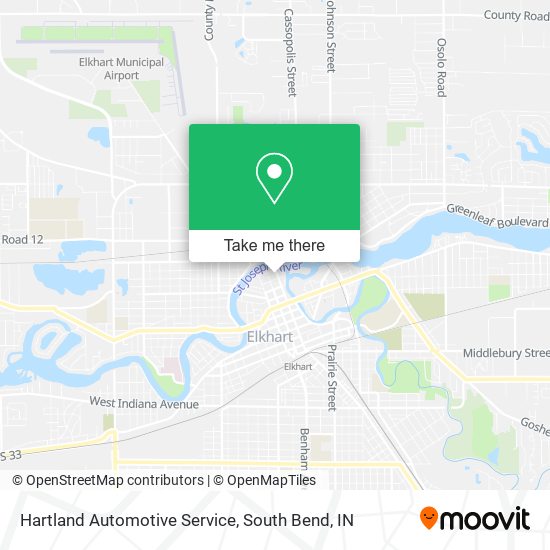 Hartland Automotive Service map