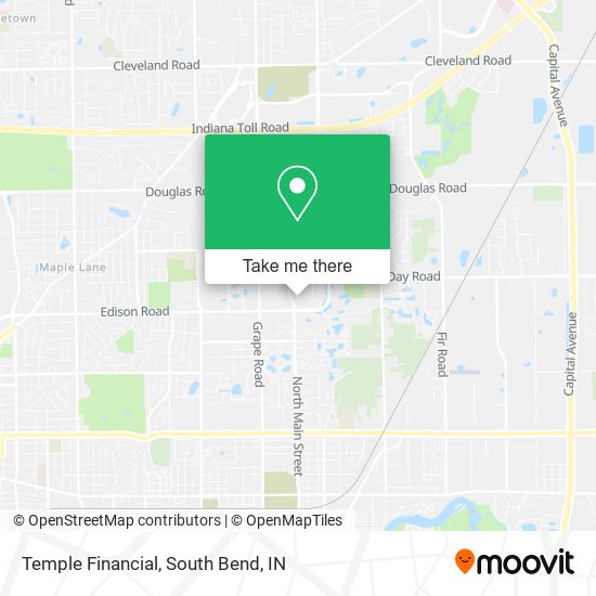 Temple Financial map