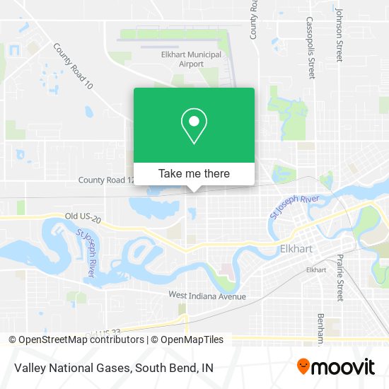 Mapa de Valley National Gases