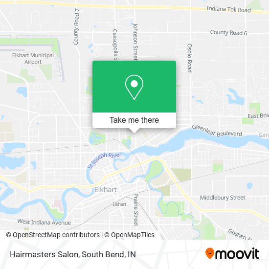 Hairmasters Salon map