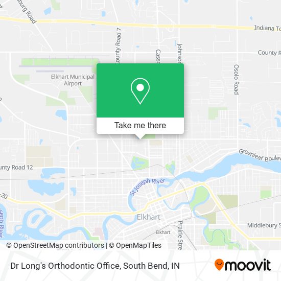 Dr Long's Orthodontic Office map