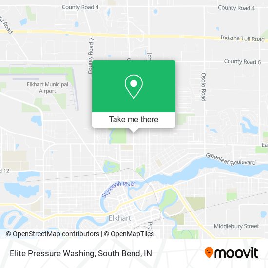 Elite Pressure Washing map