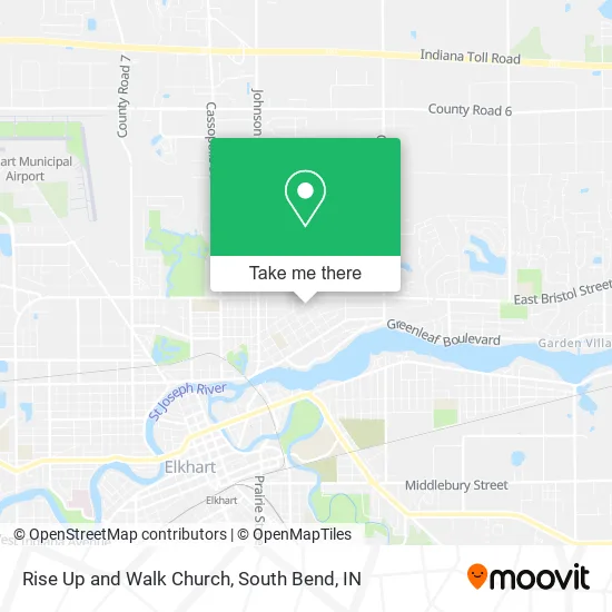 Rise Up and Walk Church map