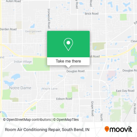 Room Air Conditioning Repair map