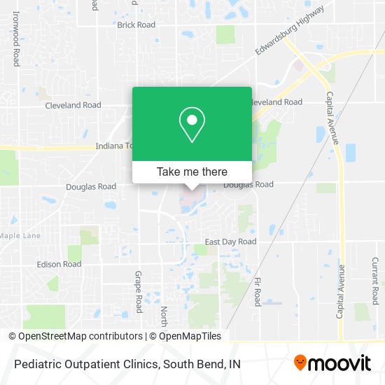 Pediatric Outpatient Clinics map