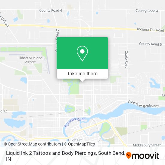 Mapa de Liquid Ink 2 Tattoos and Body Piercings