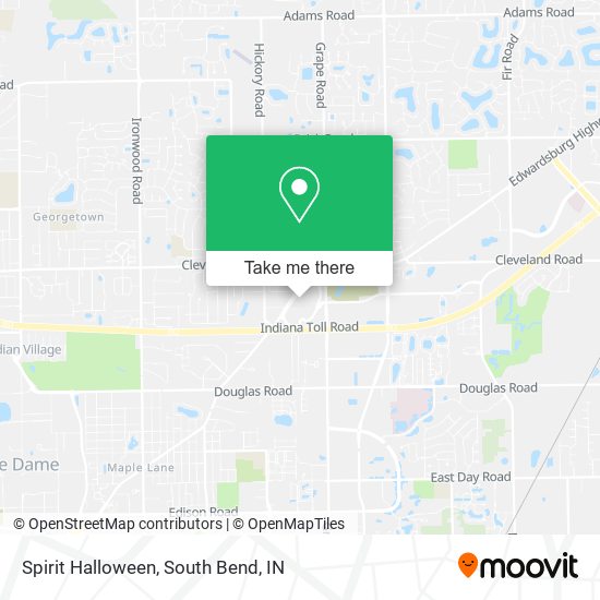 Spirit Halloween map