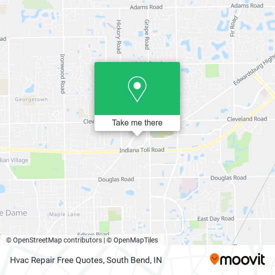 Mapa de Hvac Repair Free Quotes