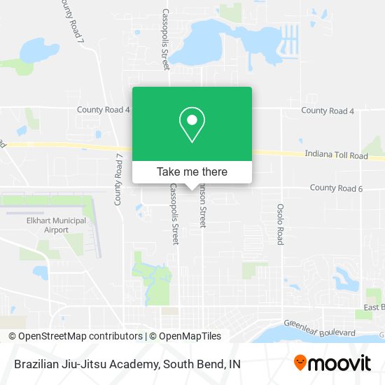 Brazilian Jiu-Jitsu Academy map
