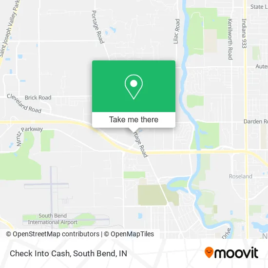 Check Into Cash map