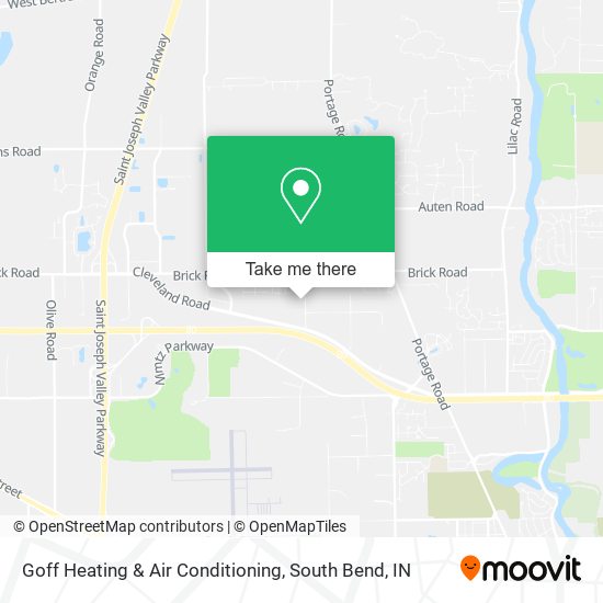 Goff Heating & Air Conditioning map