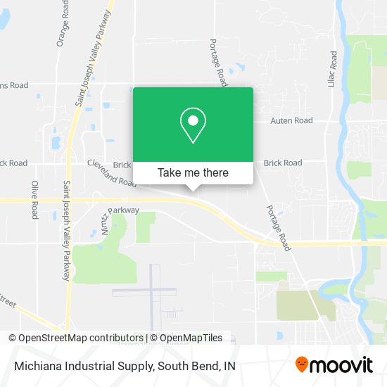 Michiana Industrial Supply map