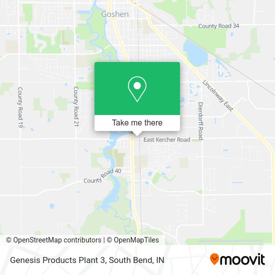 Genesis Products Plant 3 map