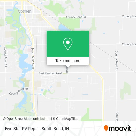 Mapa de Five Star RV Repair