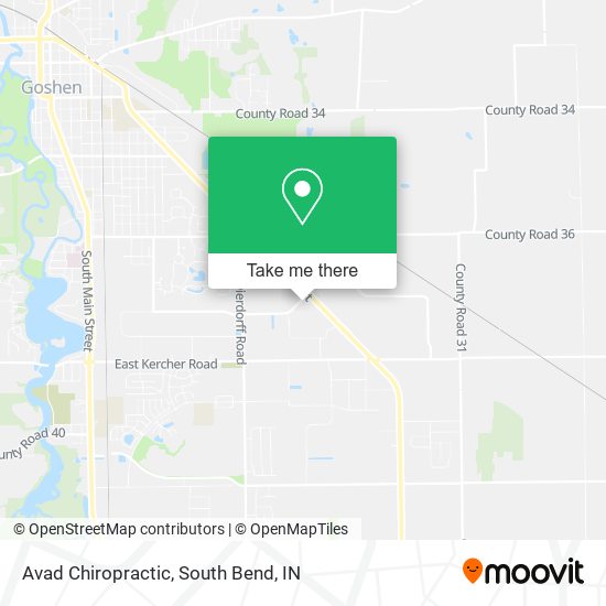 Avad Chiropractic map