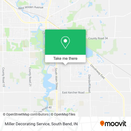 Miller Decorating Service map