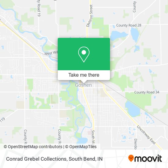 Conrad Grebel Collections map