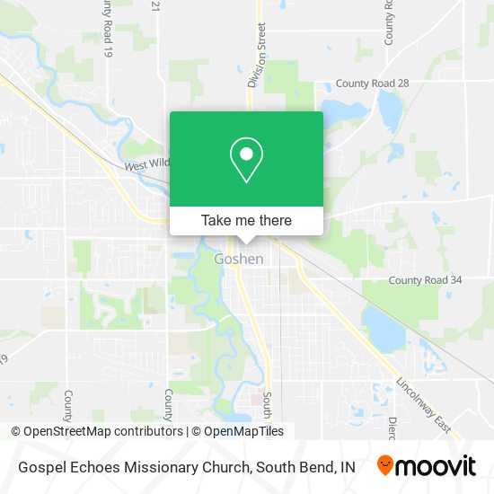 Mapa de Gospel Echoes Missionary Church