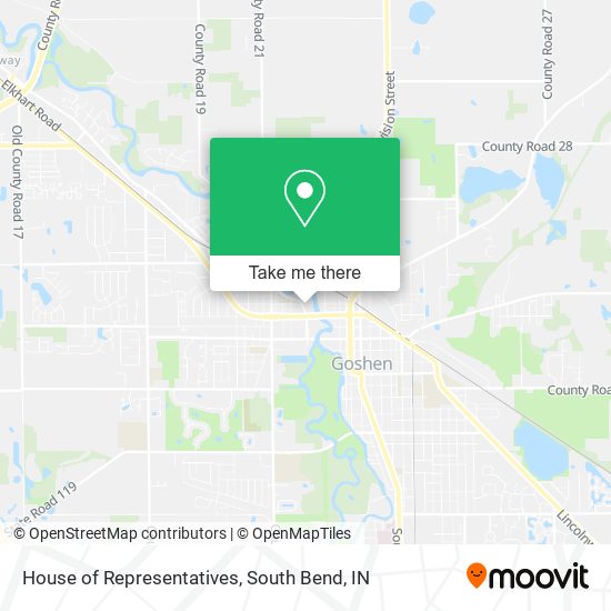 Mapa de House of Representatives