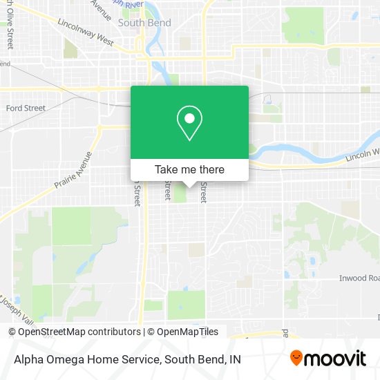 Alpha Omega Home Service map