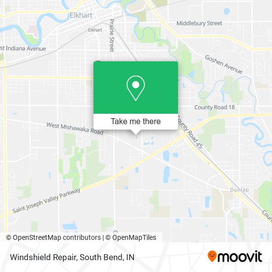 Mapa de Windshield Repair