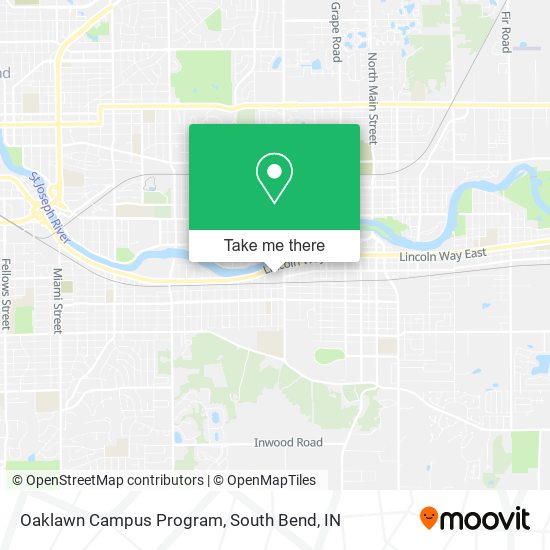 Oaklawn Campus Program map