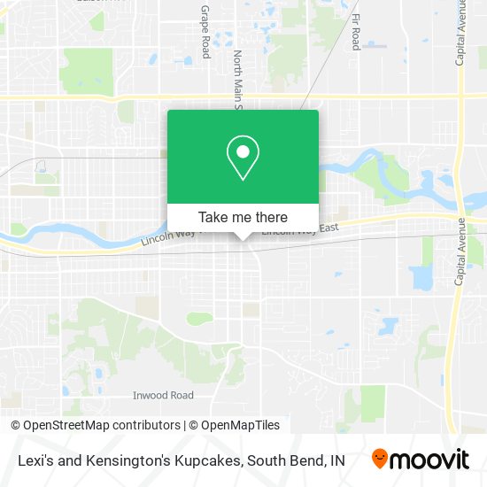 Lexi's and Kensington's Kupcakes map