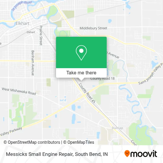 Messicks Small Engine Repair map