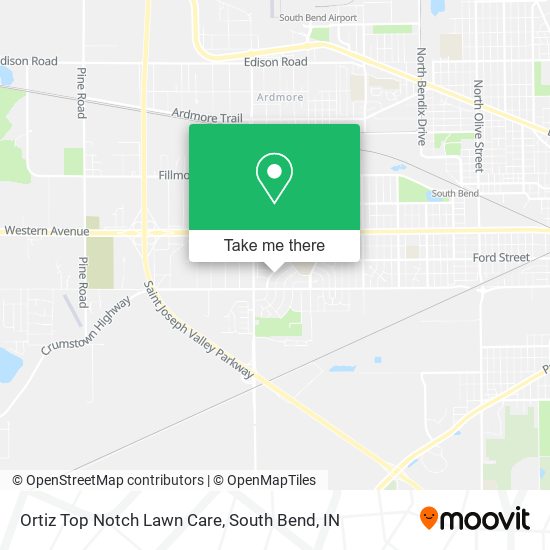 Ortiz Top Notch Lawn Care map