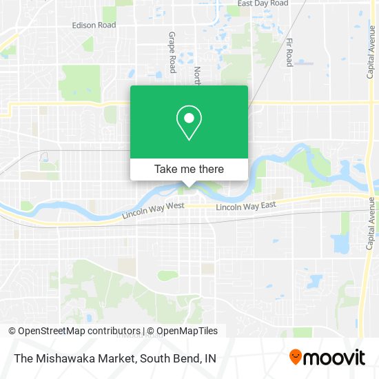 The Mishawaka Market map