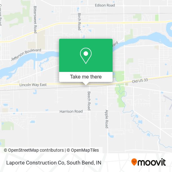 Mapa de Laporte Construction Co