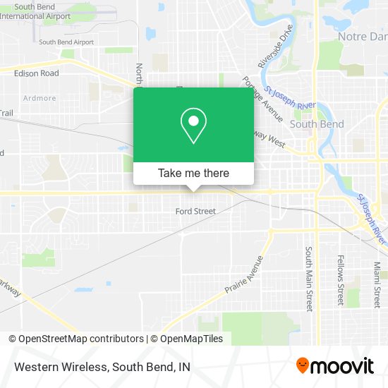 Mapa de Western Wireless