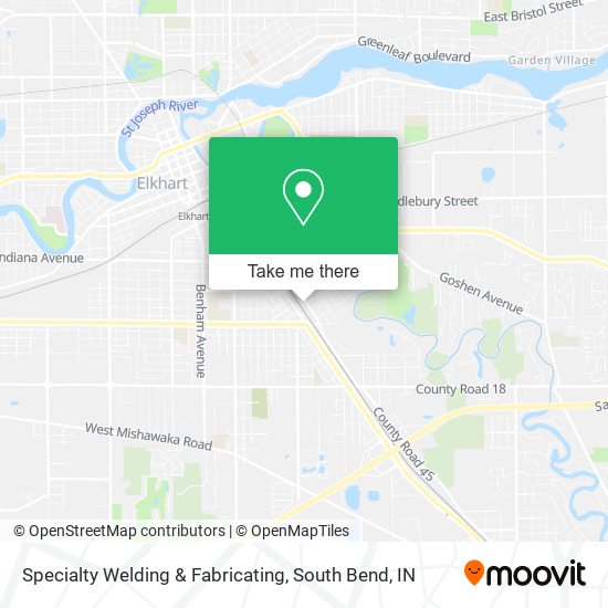 Specialty Welding & Fabricating map
