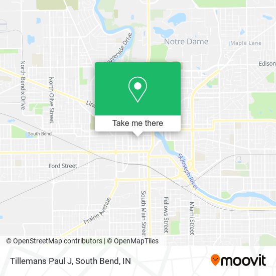 Tillemans Paul J map
