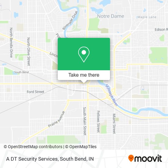 A DT Security Services map